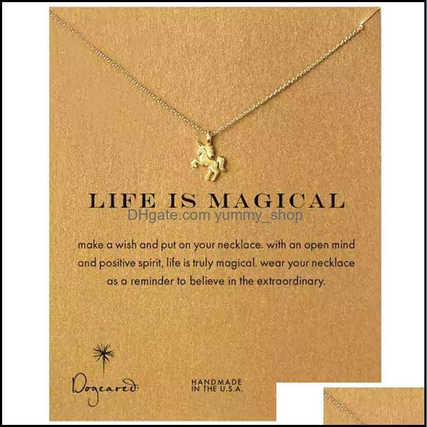 

pendant necklaces friendship necklace anchor good fortune thousands of paper crane alloy clavicle woman jewelry drop delivery 2021 pen dhg3q, Silver
