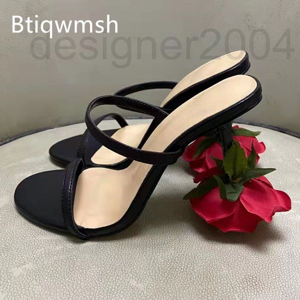 

sandals designer gladiator flower woman open toe two belt strange pink high heels lady party shoes pol7, Black