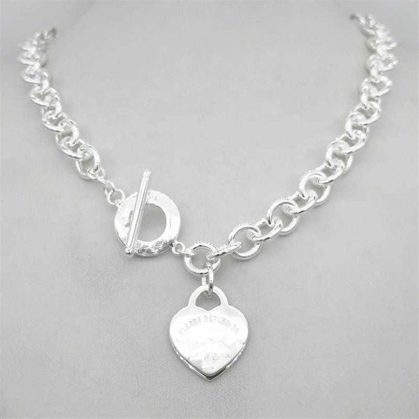 

design man women fashion necklace pendant chain necklace s925 sterling silver key return to heart love brand pendant charm with bo260c