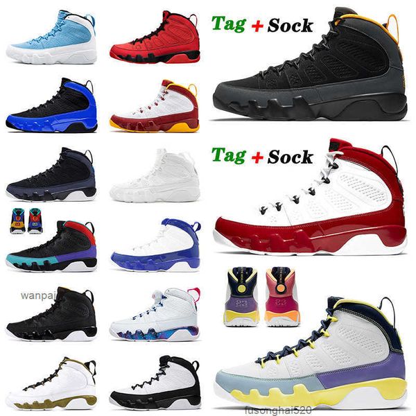 

shoes basketball shoes 9 9s ix high jumpman university gold mens women gym red sports change the world trainers retro space jam sneakers 40-, Black