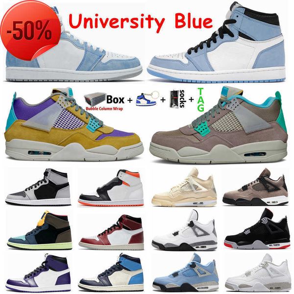 

boots university blue 1 1s hype royal mens basketball shoes black cat bred 4 4s obsidian twist unc sail white cement guava ice sports women