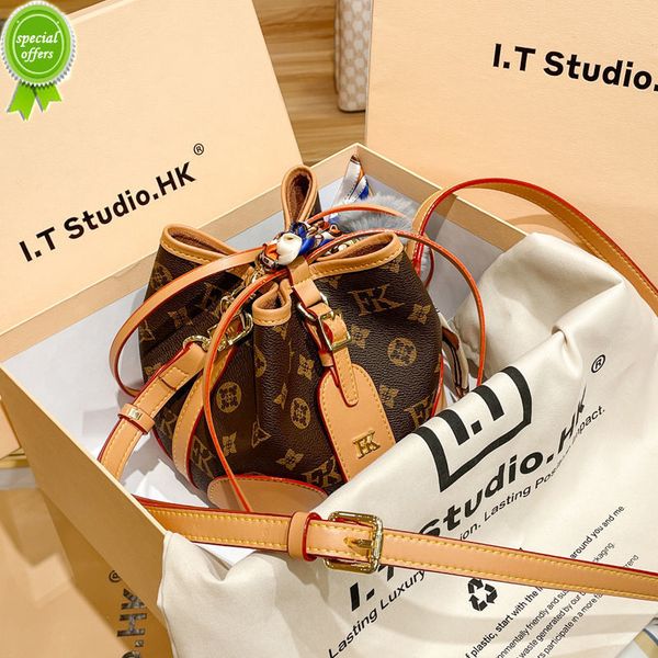 

50% factory online export designer travel bag handbag hong purchasing leather women's drawstring mini msenger summer soft 2022 new