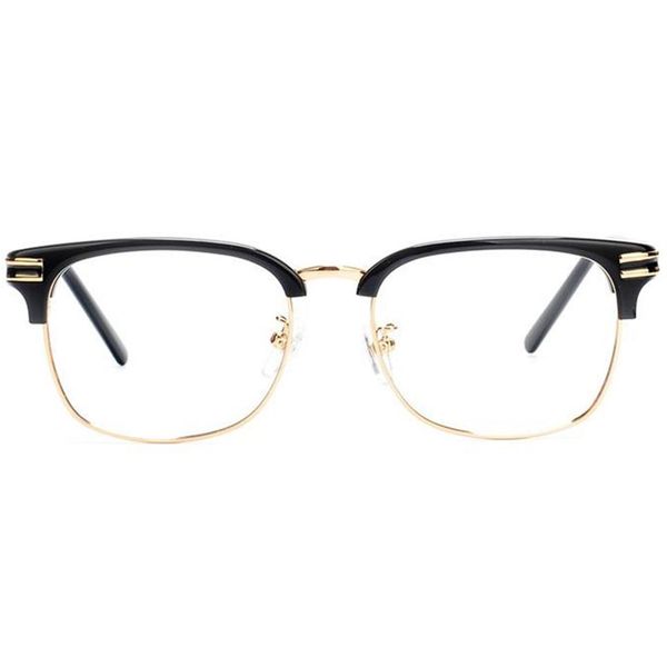 

luxur-desig star 69 square eyebrow eyewear frame demo lenses for pr imported plan-metal glasse53-18-145 for myopia reader prescription 349y, Silver