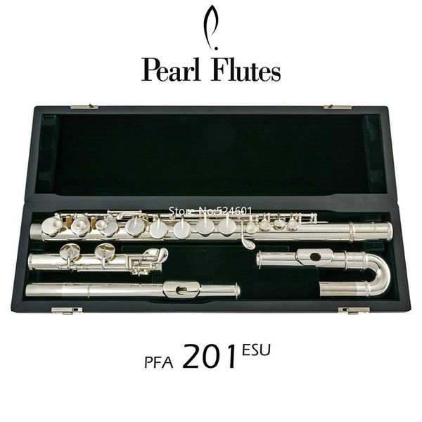 

selling pearl alto flute- pfa-201esu curved headjoints split 16 keys closed hole g tune nickel silver with case270q
