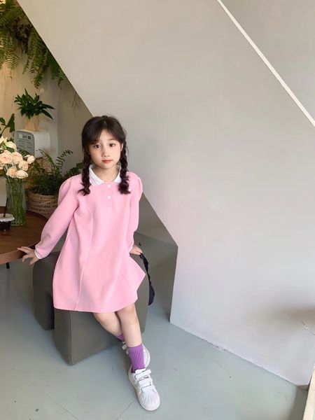 

kid girl flower dresses plaid fashion designer baby girl boutique clothes set 110-150cm wholesale send with box, Red;yellow