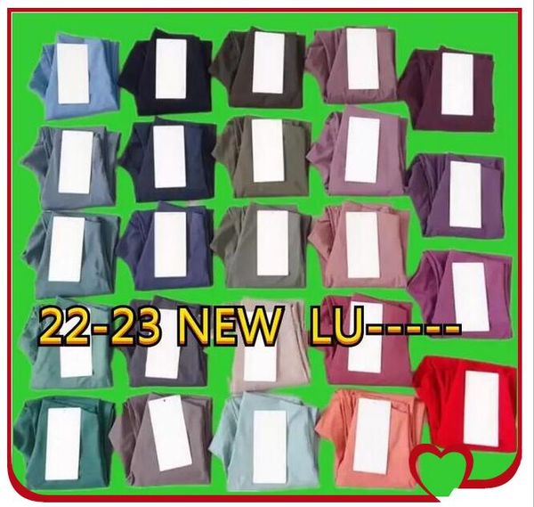 

lu- women yoga outfit suit pants high waist sports raising hips gym wear leggings elastic fitness tights workout set, White;red