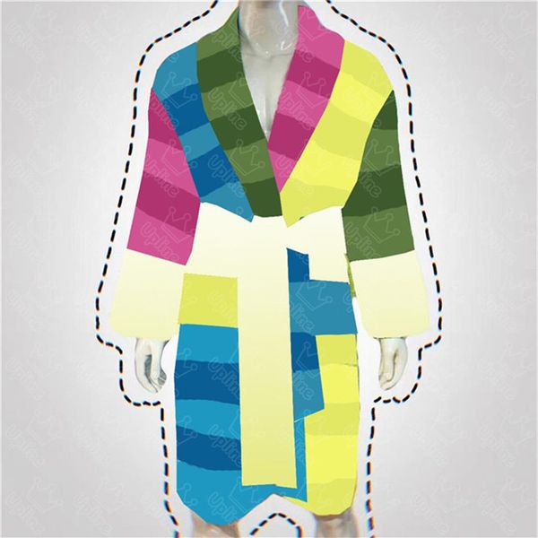

luxury colorful baroque bathrobes women men robe night sleep bath robes letters printed sleepwear gowns bathrobe gi230u