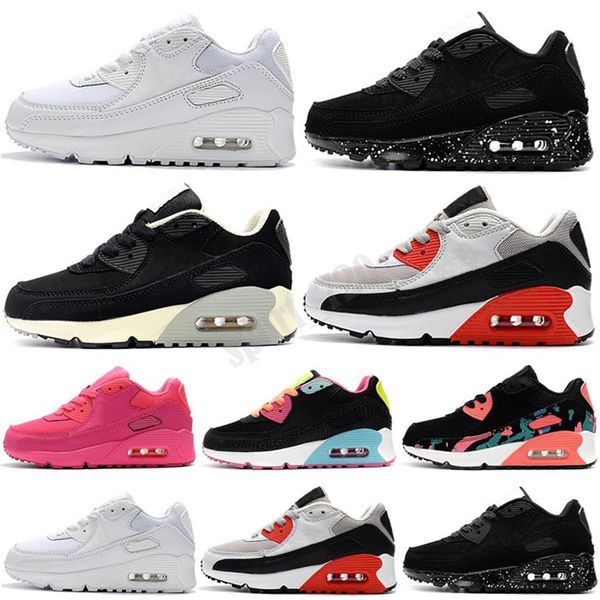 

new kids shoes baby toddler classic children boy and gril sport sneaker basketball shoes size 22-35277j, Black