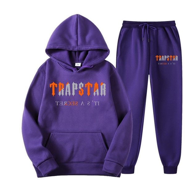 

mens tracksuits fashion man tracksuits mens autumn winter trapstar brand hoodies jogging suits streetwear athletic sets 220826, Gray