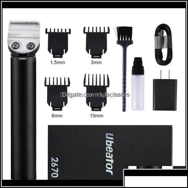 

hair trimmer electric clipper oil head carving black rechargeable shaver salon professional cutting hine t9 1b9um n21gu drop delivery dh2wf