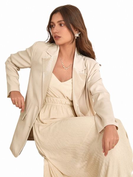 

women's two piece pants frenchy solid single breasted blazer y5jd#, White