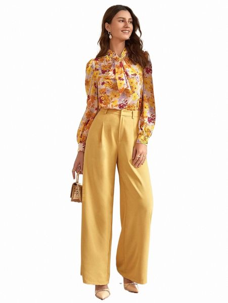 

women's suits & blazers frenchy solid wide leg suit pants j6df#, White;black