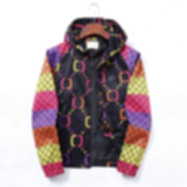 

mens fashion jackets casual hooded windproof coat classic nylon jacket man autumn outerwear designer jackets color, Black;red