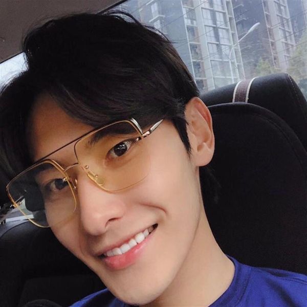 

korean-style fxxx star sunglasses glasses frame 54-16-145 yonger metal retro double-bridge bigrim glasses for prescription288a