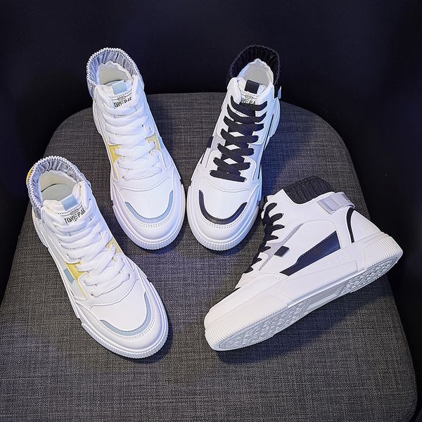 

2022 real leather shoes autumn high board size 35-40, Black