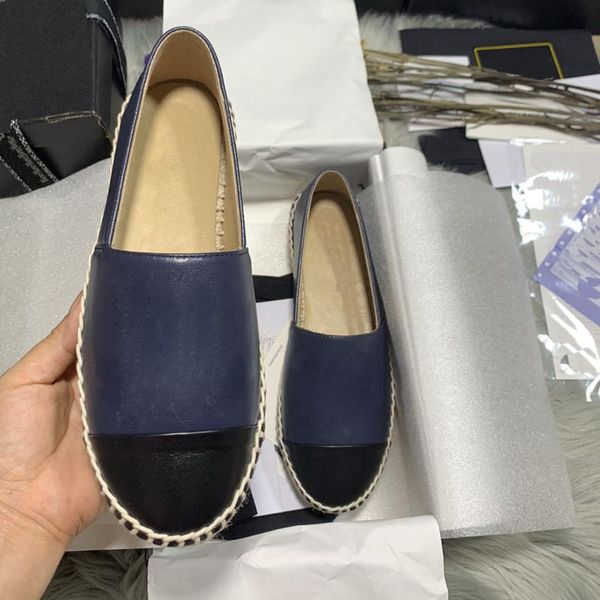 

dress shoes op71 loafers espadrilles 100% leather woman shoes luxe cap toe quilting pure hand sewing womans flats luxury quilty spring size, Black