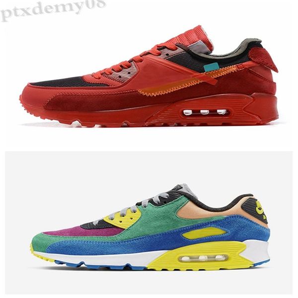 

2022 men 90 shoes 90s trainers classic sports chaussures virgil designer world cup triple white black red sneakers sl08345q, Black;brown