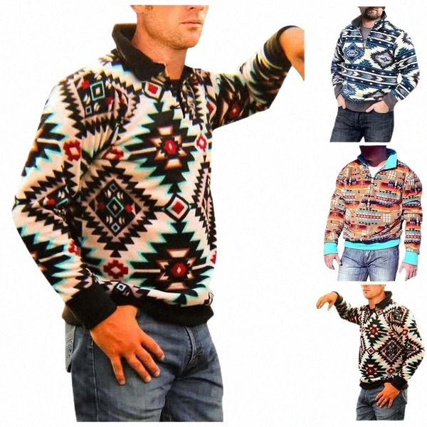 

men's hoodies & sweatshirts pullover mens thick warm knitted men sweater solid fashion turtleneck sweaters half zip fleece winter coat, Black