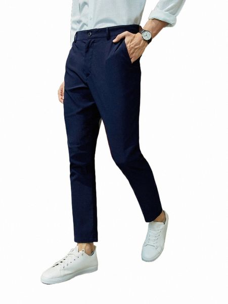 

men's pants men slant pocket suit pants 2022 new l5kg#, Black