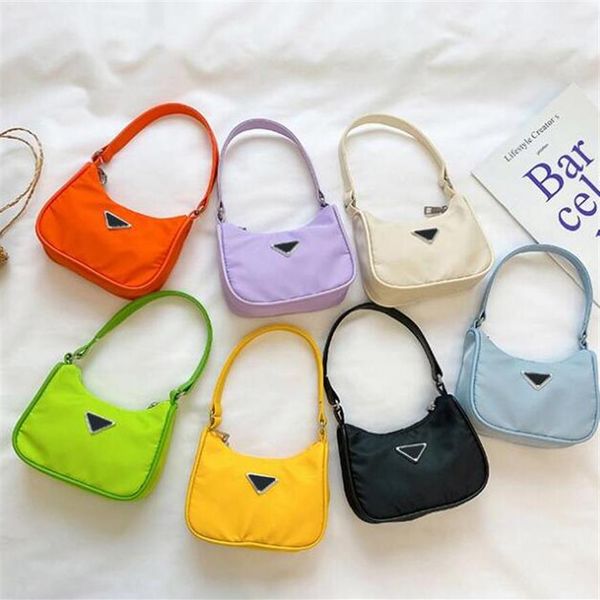 

pra designer purse brand kids girl handbags fashion baby one shoulder bags children mini cute letter casual portable messenger access2618, White