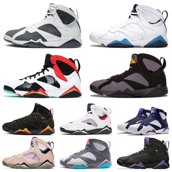

new 7s men women basketball shoes sapphire 7 vii flint greater china university blue hare raptor vii 7 bordeaux paname citrus shimmer sweate