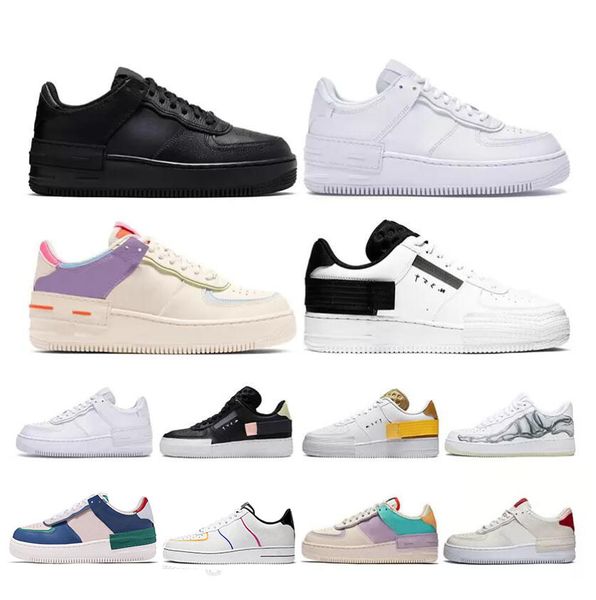 

classic forces 1 mens running shoes brand discount men women black triple white designer trainers sports outdoor sneakers eur 36-45