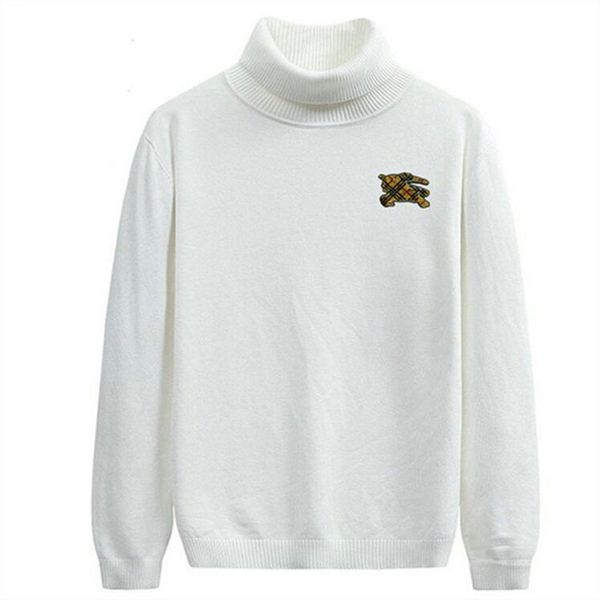 

brand designers design fashionable men's sweaters leisure long classic luxury plaid pullover a variety of styles and women's loose, White;black