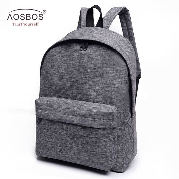 

backpack aosbos canvas women men large capacity lapstudent school bags for teenagers travel shoulder bag mochila 220827
