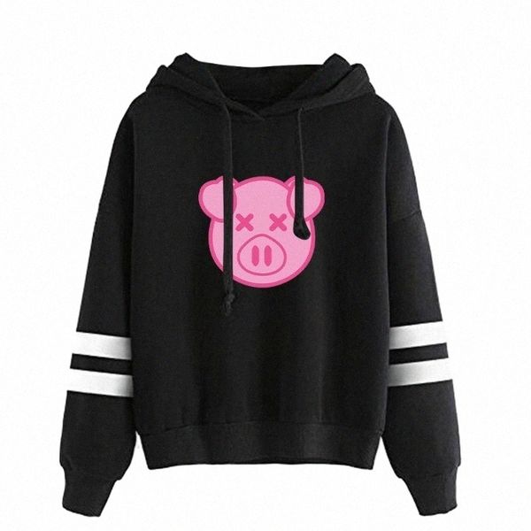 

men's hoodies & sweatshirts shane dawson pig men women pullover hoodie sweatshirt casual hooded cotton print personality printed regula, Black