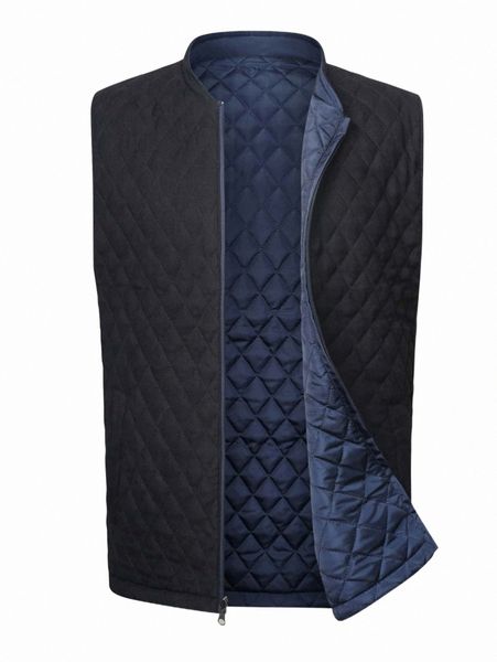 

men's down & parkas men slant pockets vest quilted coat a5wy#, Black