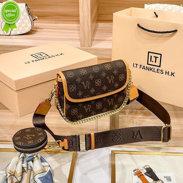 

50% factory online export designer travel bag handbag hong leather women's wide shoulder belt semi-circular cross summer small 2022 new