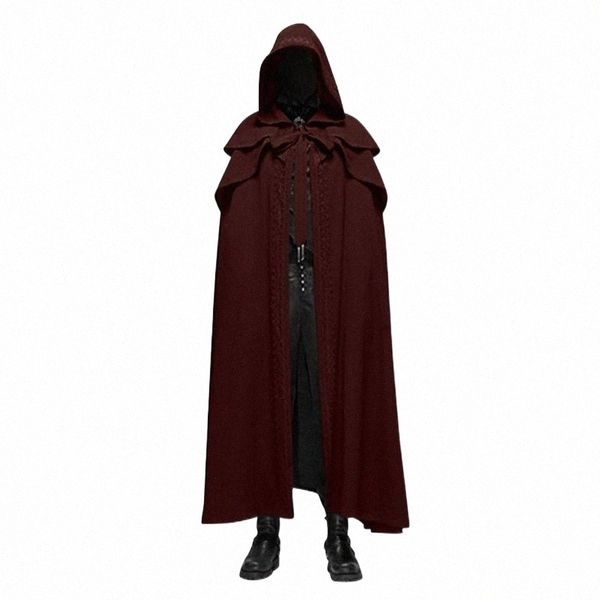 

casual dresses women gothic long robe halloween costumes grim cloak hooded capes couples jacket dress vestidos longos de verao o2bp#, Black;gray