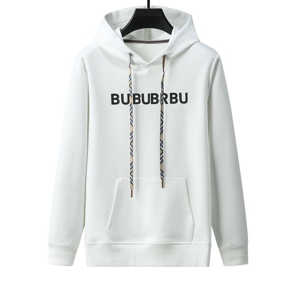

designer men's hoodie fall winter hooded round neck fashion street wear jumper sport run casual black white m  xl 2xl 3xl 22