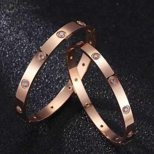 

car bangle men women bracelet luxury designer bracelets gold plated diamond open chain bg66, Golden;silver