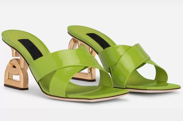 

high heels sandals dress shoes genuine leather shoes dressing pumps with d baroque g sculpted heel shoe size 35-43, Black