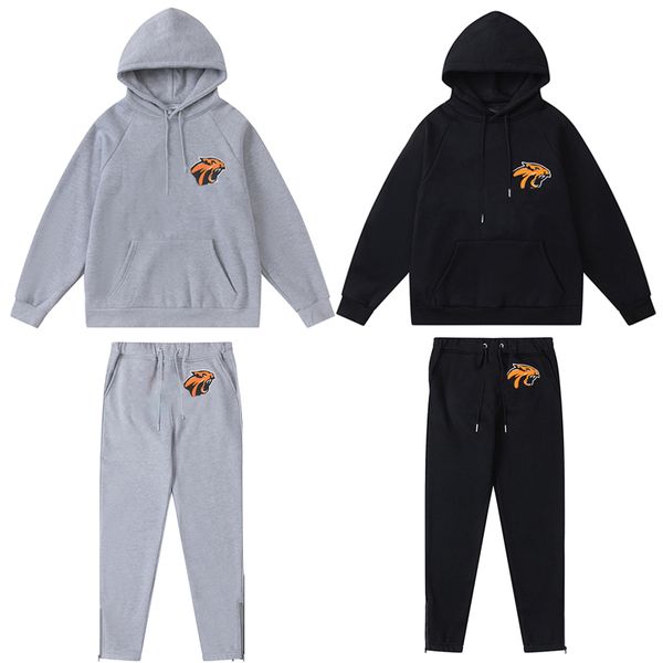 

designer mens womens tracksuits hoodies t star embroidery logo black and gray colors pullover hooded casual street fashion streetwear