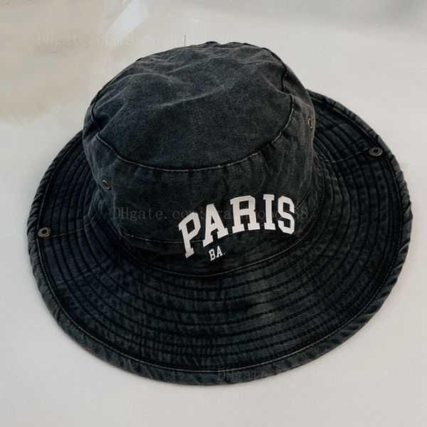 

denim blue fisherman 's cap rhombus bucket hats luxury baseball bonnet fashion designer beanie ski outdoor cap vacation travel for man, Blue;gray