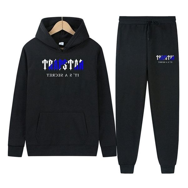 

mens tracksuits trapstar sweater set hoodie casual sports suit 220826, Gray