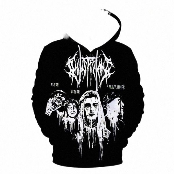 

men's hoodies & sweatshirts wamni ghostemane hoodie men womens sweatshirt cosplay pullover hip hop fashion simple clothing hoody g0wu#, Black