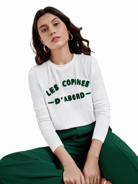 

women's t-shirt frenchy slogan graphic tee 2022 new j1qw#, White