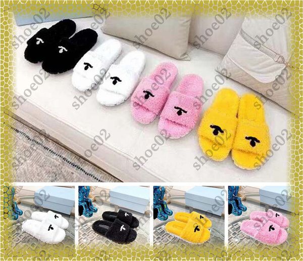 

sandals fashion women wool sandals selling slippers woman slipper shoes autumn winter slides sandal size 35-41 by shoe02 16, Black