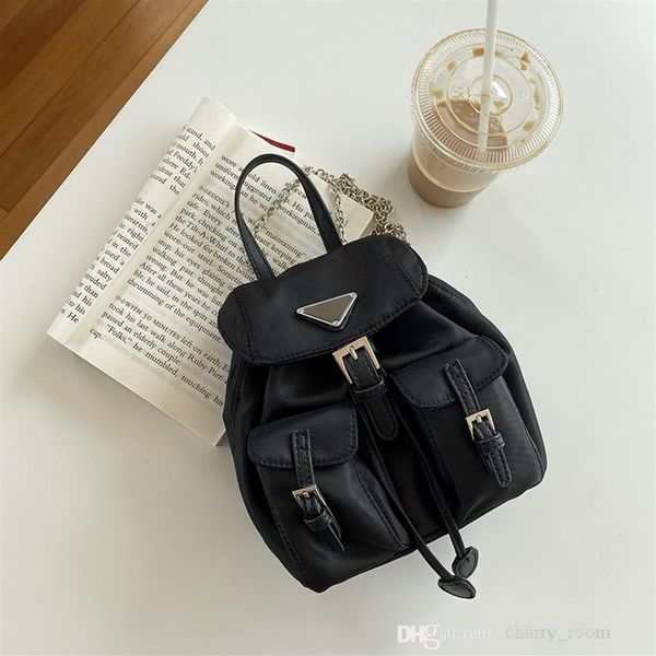 

girls designer handbags fashion kids double pocket chain one shoulder bags children cross body bag women mini purse f826211h, Black