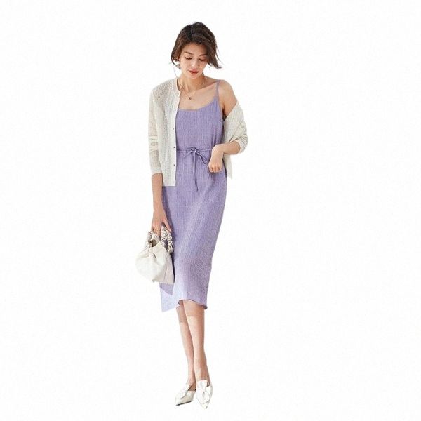 

casual dresses lavender purple slip dress summer sleeveless pink midi elegant party women evening designer clothes fashion 18ob#, Black;gray