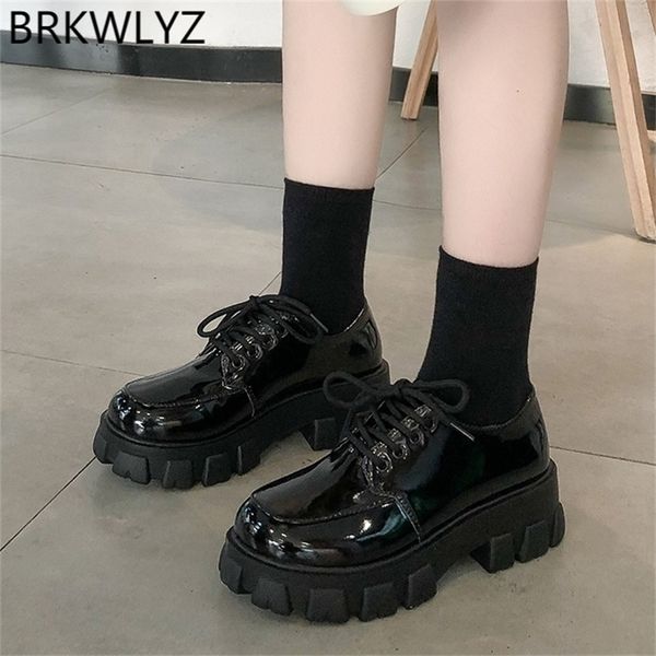 

height increasing shoes women chunky sneakers hidden heels ladies wedge high autumn platform shoes for women 220826, Black;white