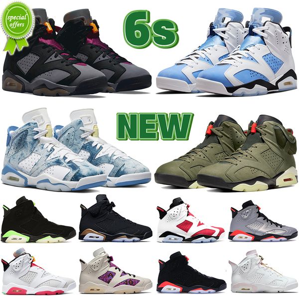 

boots washed denim 6 6s mens basketball shoes sneaker university blue bordeaux electric green cactus dmp infrared white barely rose hare, Black