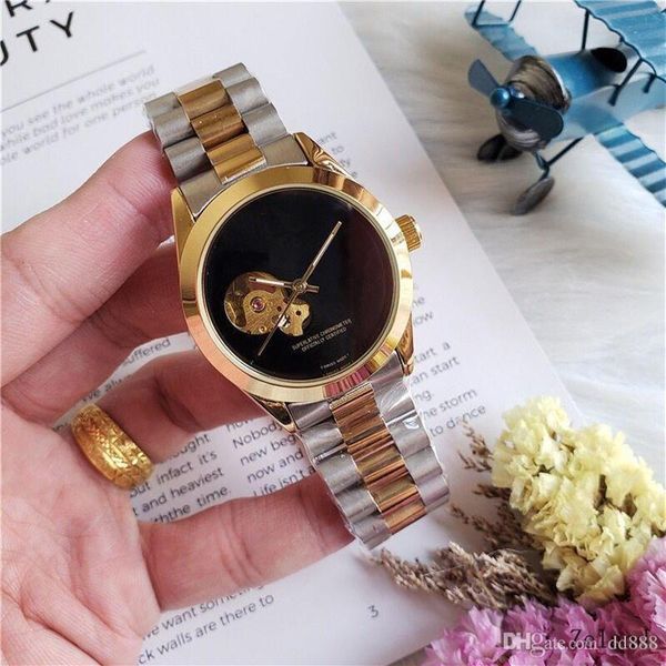 

2019 newnewmechanical automatic watch menes automatic mechanical sport mens watch men's watches304i, Slivery;brown