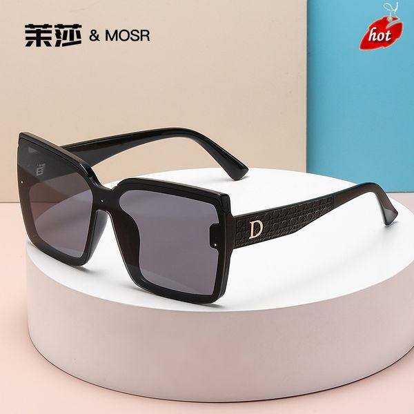

designer sunglasses men women fashion trendy brand factory online export 2022 red frame black d summer women's large round street box g, White;black