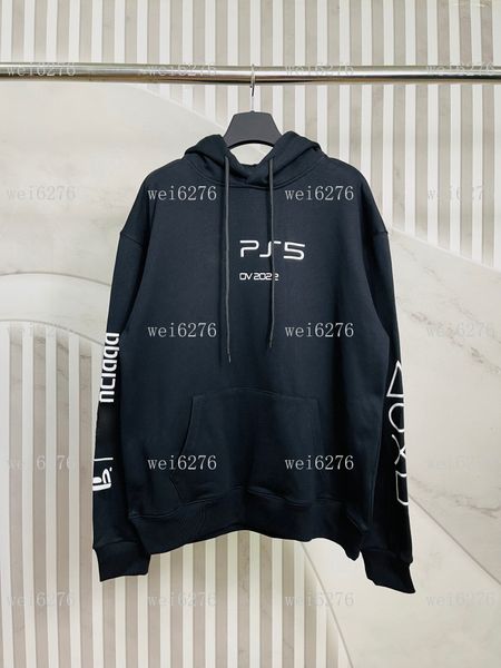 

2022ss men's large hoodie sweatshirt set hoodie casual fashion print a67, Black;brown