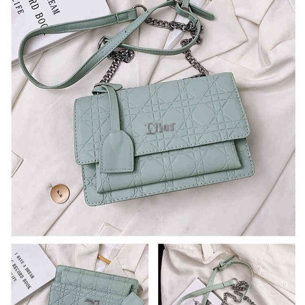 

fashion bag 70% off online sale wholesale 2022 new lingge small square texture versatile single shoulder foreign style women's messenge