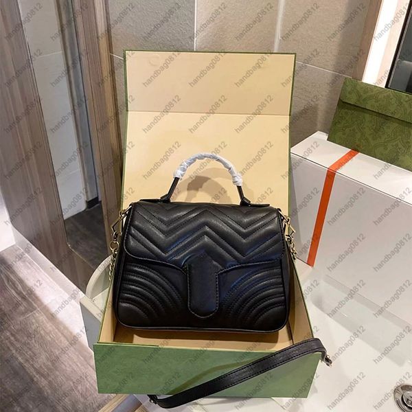

leather handbags women lady marmont bags crossbody handbags purses tote shoulder bag classic satchel totes